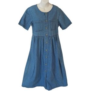 Blue J Textured Denim Dress - Medium